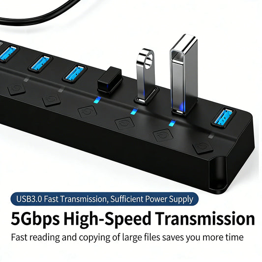 Drifteck USB 3.0 Hub — 4 & 7 Port with LED Indicator