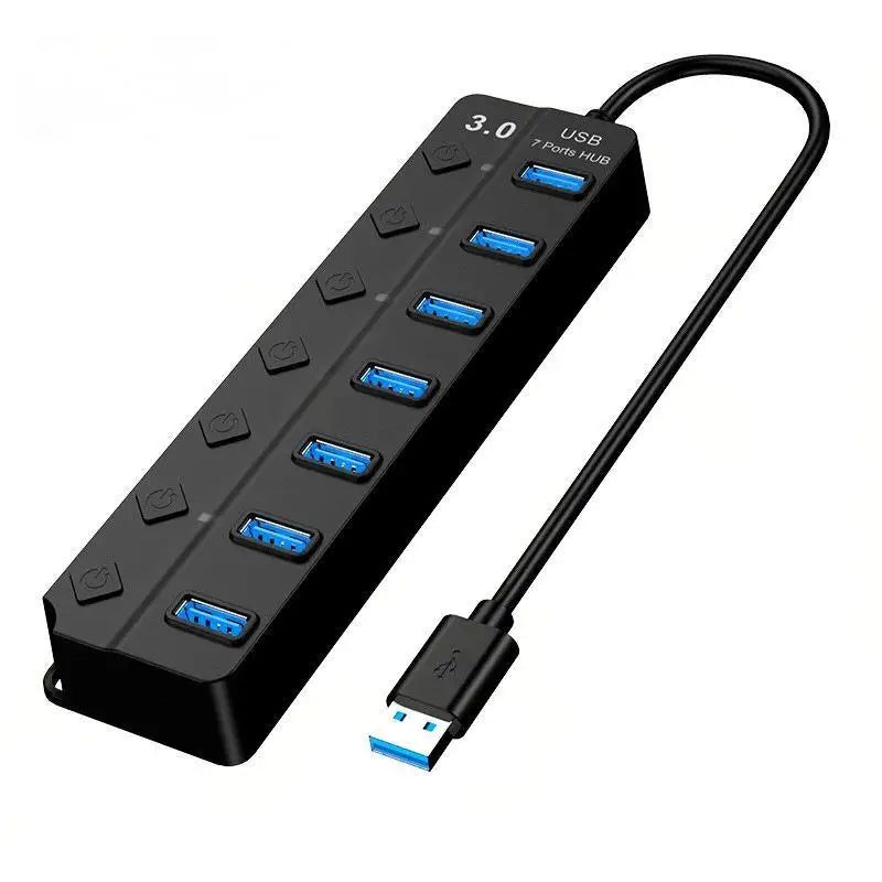 Drifteck USB 3.0 Hub — 4 & 7 Port with LED Indicator