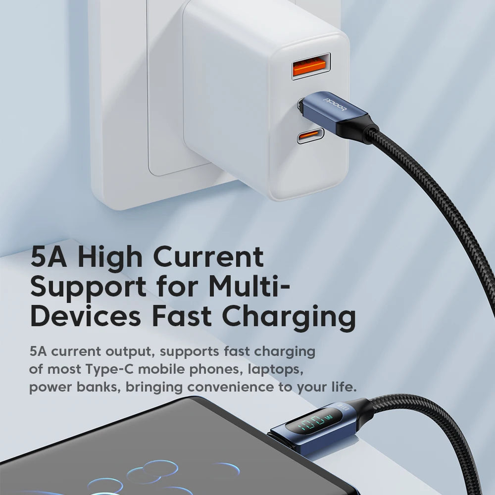 Drifteck 100W USB-C Cable — Fast Charge & Data Transfer