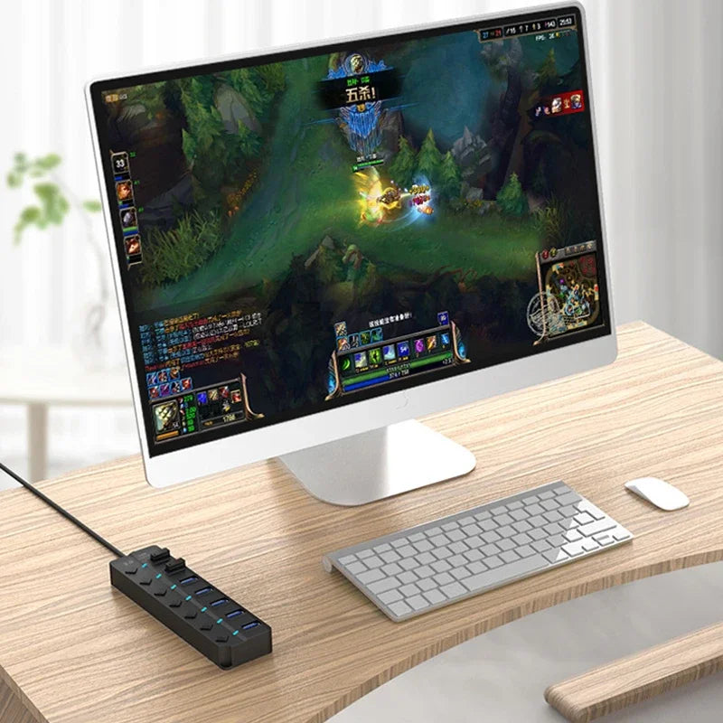 Drifteck USB 3.0 Hub — 4 & 7 Port with LED Indicator