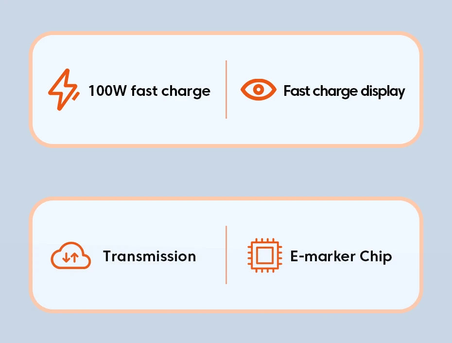Drifteck 100W USB-C Cable — Fast Charge & Data Transfer